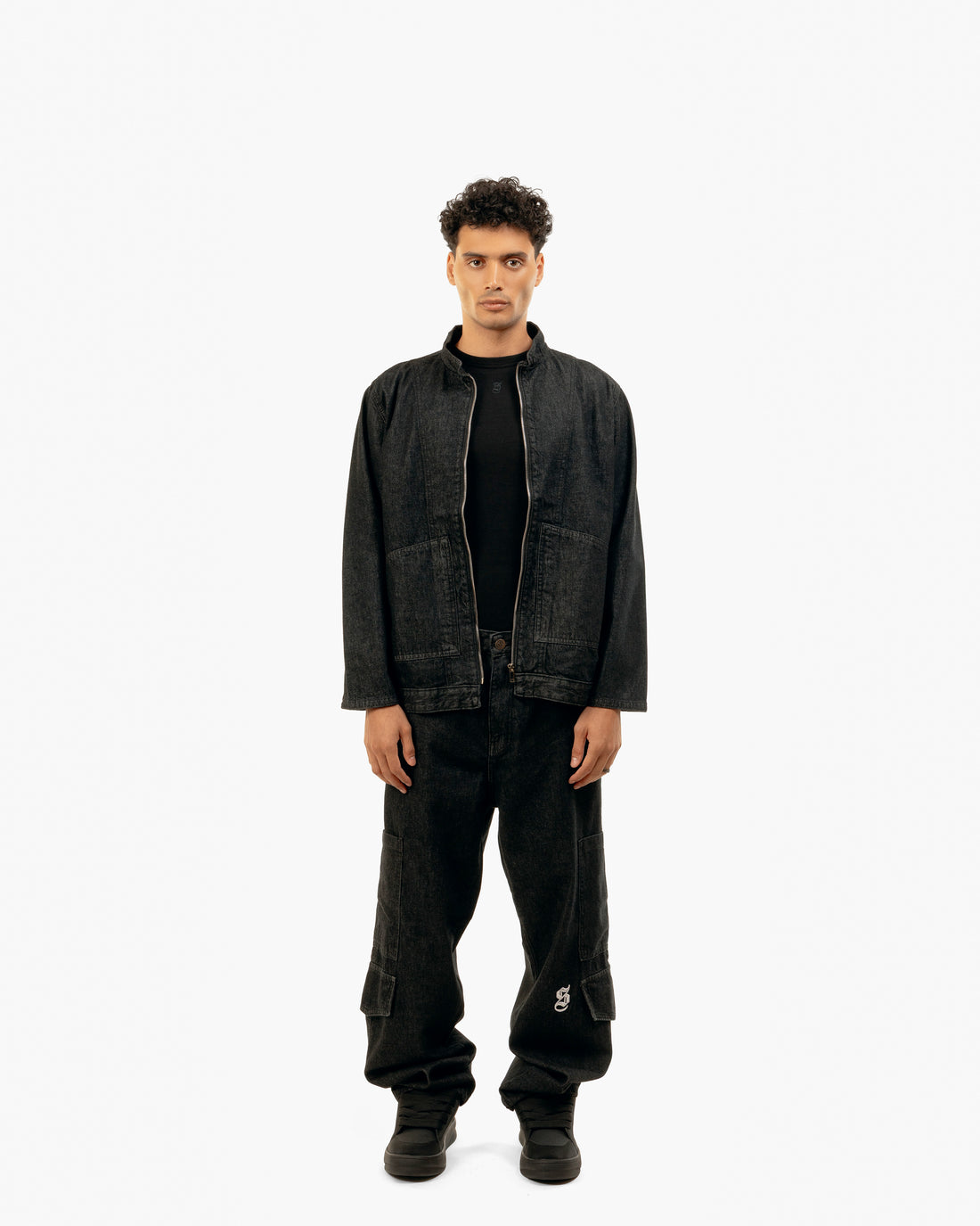 AlphaWear Basic Essential T-Shirt - Black back view